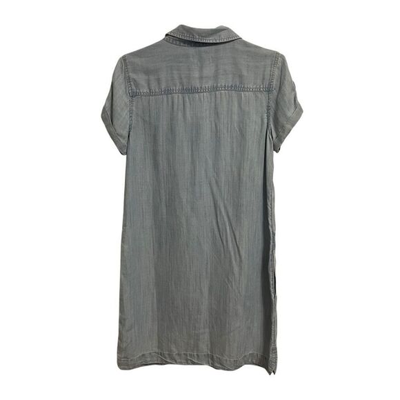 Vinyard Vines Chambray Pocket Short Sleeve Dress Size 4 NWT - Picture 6 of 8